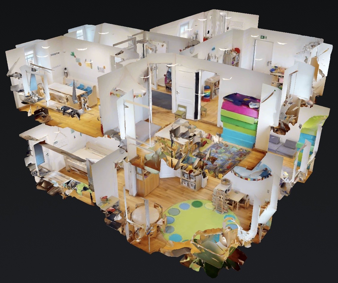 360°- Modell Matterport 360° Scan Ulm
